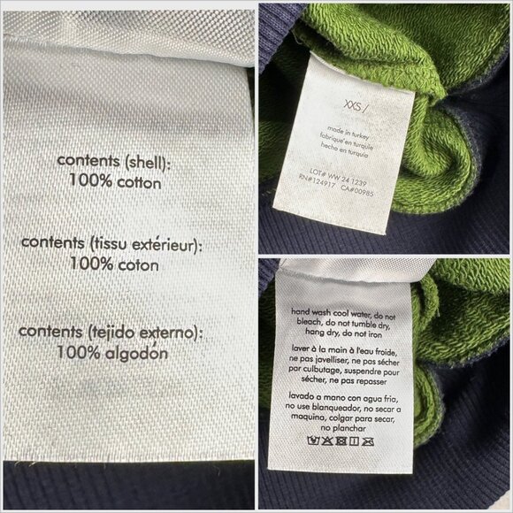 WeWoreWhat Womens Oversized Pullover Sweatshirt XXS Green NWT | Athleisure Chic - Picture 6 of 6